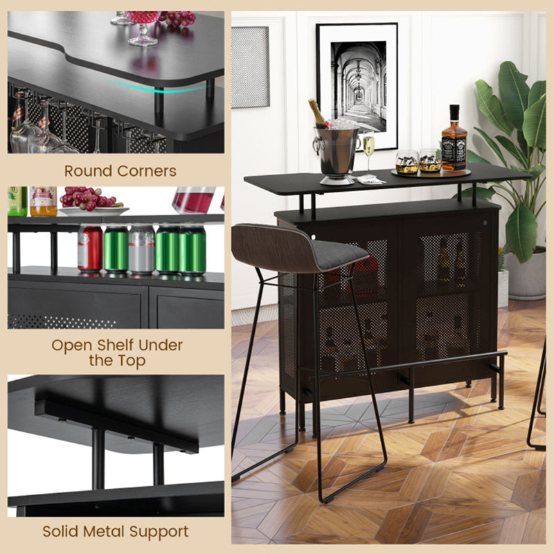 Latitude Run® Jahkir 48'' Home Bar Wayfair